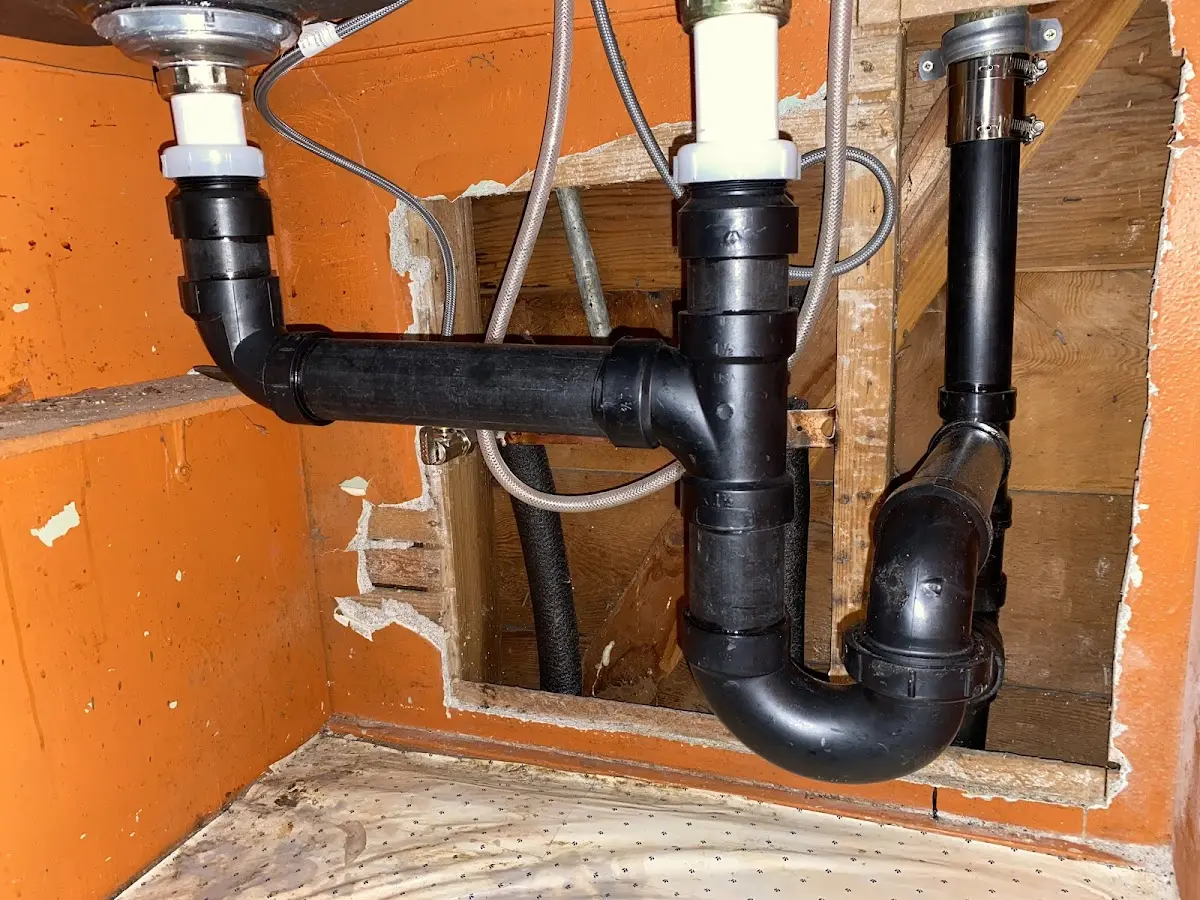 Professional Plumbing Inspection equipment and tools on the job in New Burlington